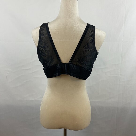 Wacoal Net Effect Bralette 40 Black Sheer - Picture 6 of 10